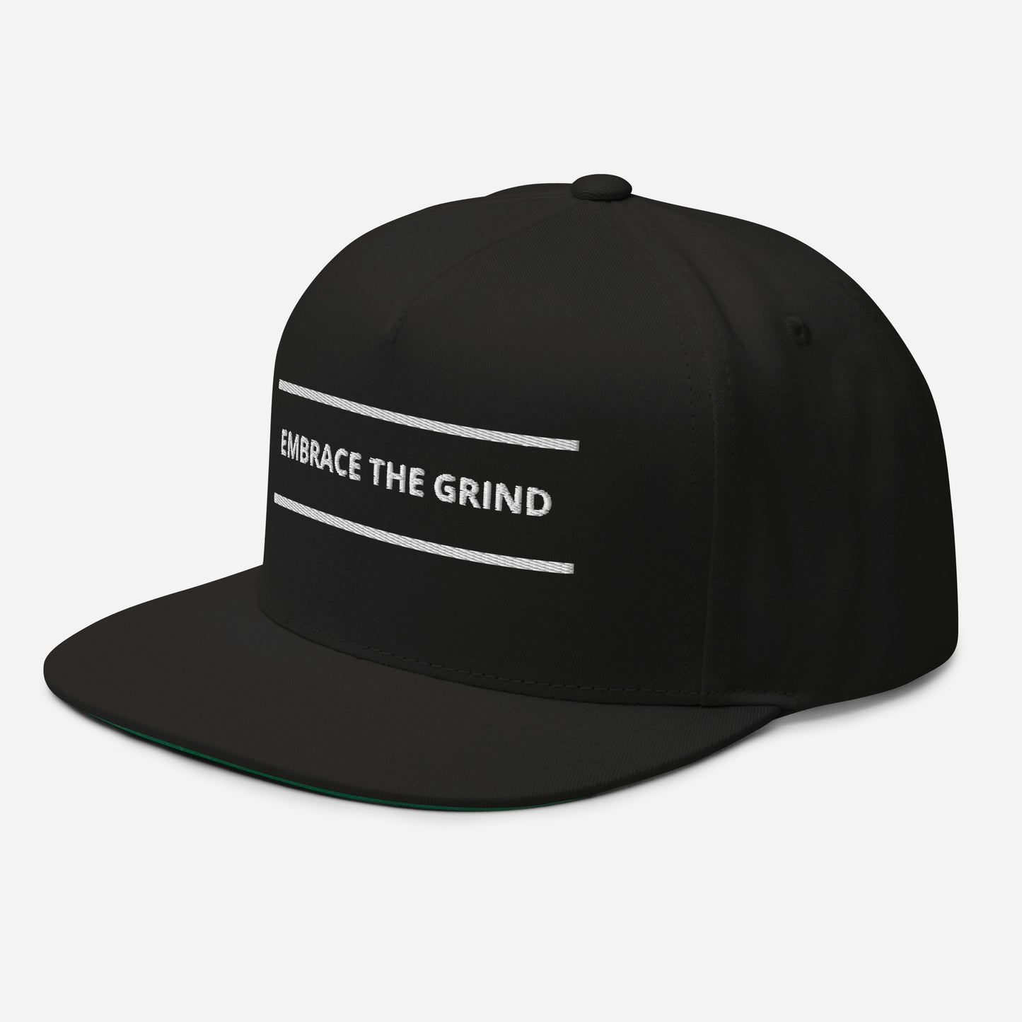 Embrace the Grind Flat Bill Cap